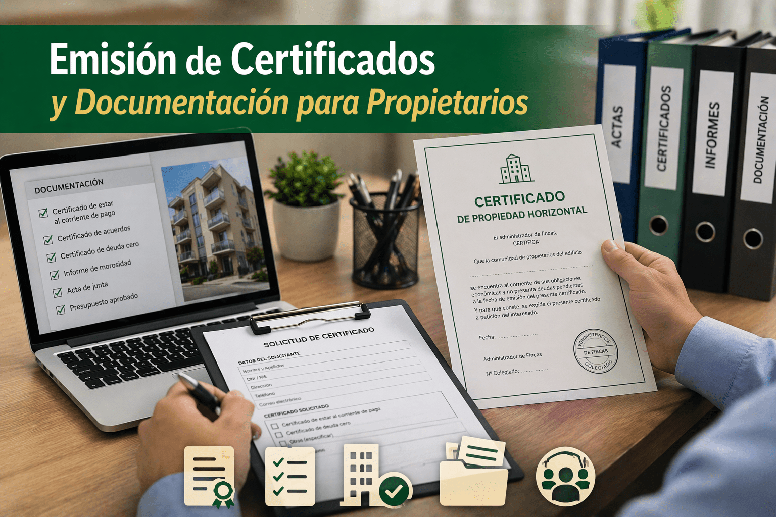 certificado propiedad horizontal documentación comunidad propietarios