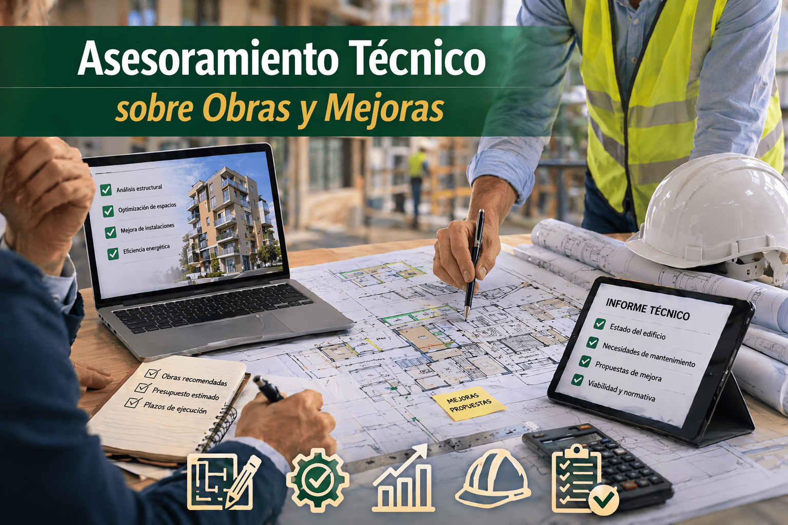 asesoramiento técnico en obras rehabilitación edificios planos arquitectura