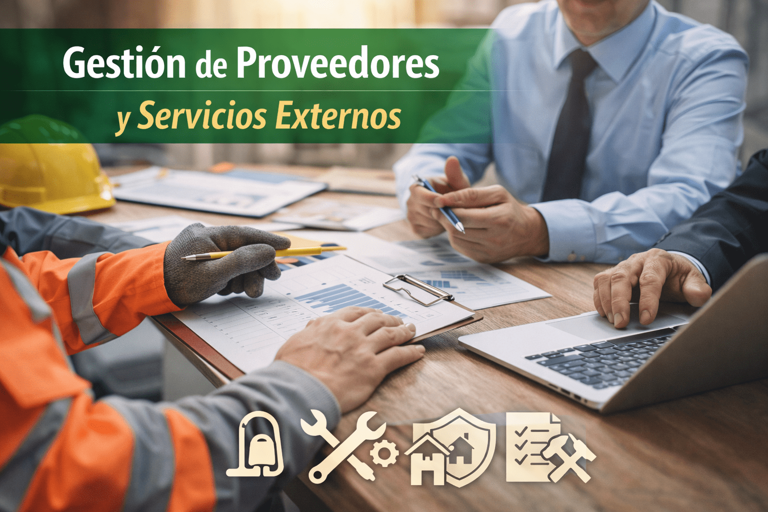 gestion proveedores mantenimiento comunidad edificios servicios externos